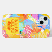 うれしそうな色クリスチャンの携帯電話ケース – 編集可能 Case-Mate iPhoneケース (裏面 (横))