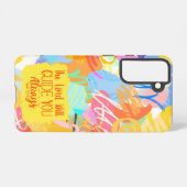 うれしそうな色クリスチャンの携帯電話ケース – 編集可能 SAMSUNG GALAXYケース (裏面横)