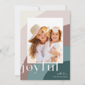 うれしそうな色合い |垂直方向の写真 シーズンカード (正面)