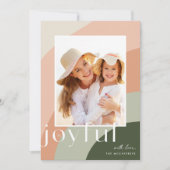 うれしそうな色合い |垂直方向の写真 シーズンカード (正面)