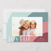 うれしそうな色合い |横モダン写真 シーズンカード (正面)