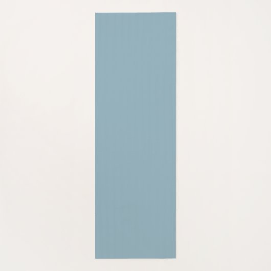 うれしそうな花抽象芸術ブルーグレーフローラフラクタル ヨガマット (裏面)