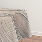 うれしそうな花抽象芸術ベージュブラウンフローラフラクタル テーブルクロス (インサイチュ)