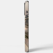 うれしそうな花抽象芸術ベージュブラウンフローラフラクタル Case-Mate iPhoneケース (裏面 / 左)