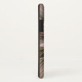 うれしそうな花抽象芸術ベージュブラウンフローラフラクタル Case-Mate iPhoneケース (裏面/右)