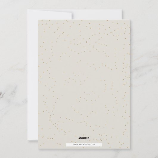 うれしそうな記事のスクリプトカスタムフォトホリデーカード シーズンカード (裏面)