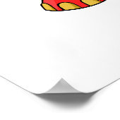 うれしそうな赤いエレファンテ ポスター (角)