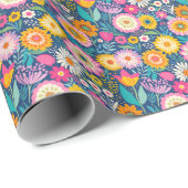 うれしそうな開花 ラッピングペーパー (ロールコーナー)