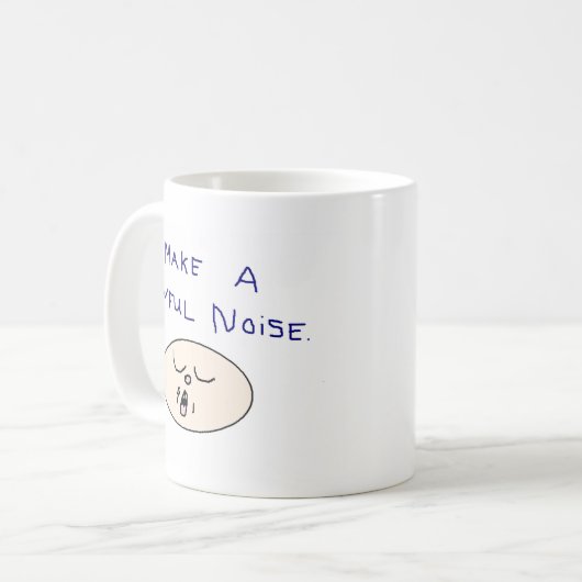 うれしそうな音を立てる コーヒーマグカップ (正面左)