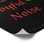 うれしそうな音を立てる ポスター (角)