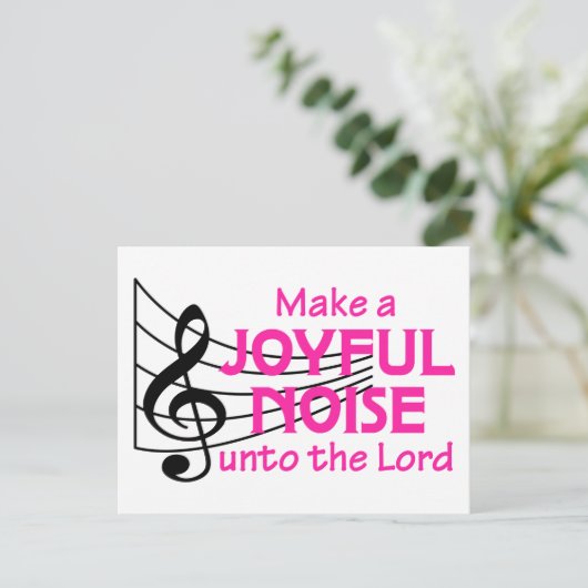 うれしそうな音 ポストカード (スタンド正面)