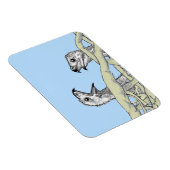 うれしそうな騒音を鳴らすホームセカンド自然 マグネット (右側)