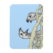 うれしそうな騒音を鳴らすホームセカンド自然 マグネット (縦)