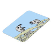 うれしそうな騒音を鳴らすホームセカンド自然 マグネット (左側)