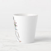 うれしそうな カフェラテマグ (正面)