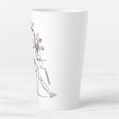 うれしそうな カフェラテマグ