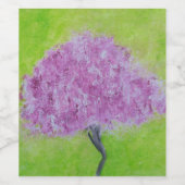 うれしそうな ワインラベル (シングルラベル)