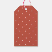 うれしはっきりしたいモダンカラフルのクリスマスパーソナライズされた ギフトタグ (裏面)