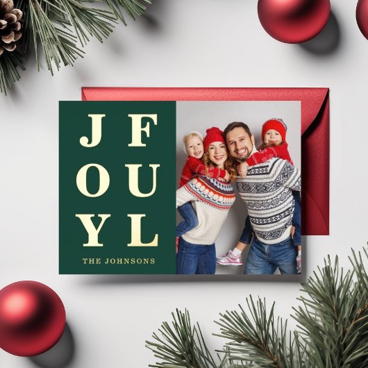 うれしエレガントいグリーンフォトクリスマス金ゴールド 箔シーズンカード