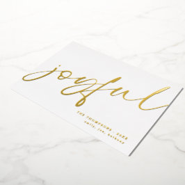 うれしエレガントい書名クリスマスホワイト 箔シーズンカード