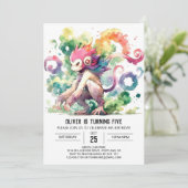 うれしカスタムいモンキー誕生日 招待状 (スタンド正面)