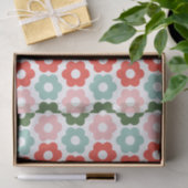 うれしカラフルいクリスマスレトロデイジーティッシュペーパー 薄葉紙 (ギフト)