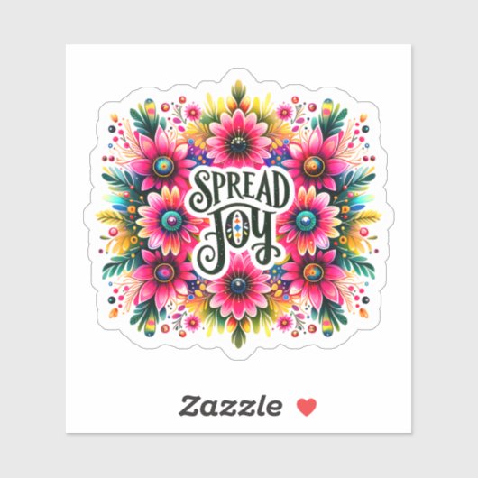 うれしカラフルいフローラデザイン シール (シート)