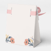 うれしカラフルいフローラ結婚式の引き出物ボックス フェイバーボックス (裏面サイド)