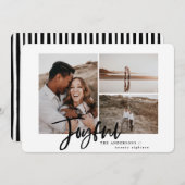 うれしシンプルいエレガント数々の写真のクリスマスカード シーズンカード (正面/裏面)