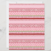 うれしストライプいクリスマススクラップブック紙 (裏面)