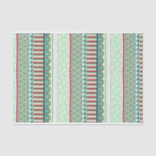 うれしストライプいクリスマス 薄葉紙 (正面)