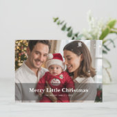 うれしメリーいリトルクリスマスファミリーホリデーカード シーズンカード (スタンド正面)