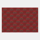 うれしメリーい賛美トモダンリオ ラッピングペーパーシート (正面3)