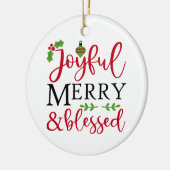 うれしメリーい賛美& セラミックオーナメント (左)