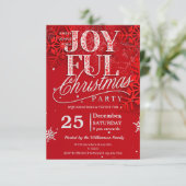 うれしモダンいクリスマスポートレート招待状 招待状 (スタンド正面)