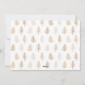 うれしモダンいタイポグラフィハーフアーチ2枚 – 写真 シーズンカード (裏面)