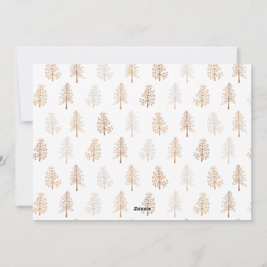 うれしモダンいタイポグラフィハーフアーチ2枚 – 写真 シーズンカード (裏面)