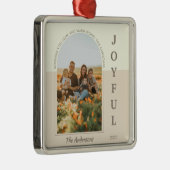 うれしモダンいミニマルBoho Archフォトベージュ メタルオーナメント (右)