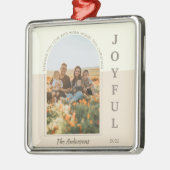 うれしモダンいミニマルBoho Archフォトベージュ メタルオーナメント (左)