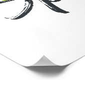 うれしモダンい,おもしろい,鮮やかデザインこんにちは春 ポスター (角)