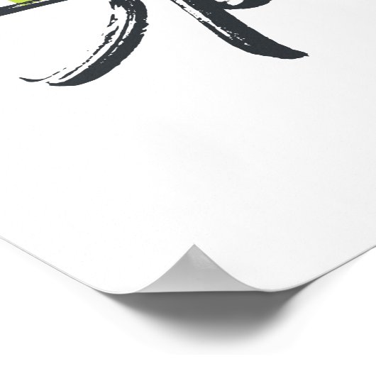 うれしモダンい,おもしろい,鮮やかデザインこんにちは春 ポスター (角)