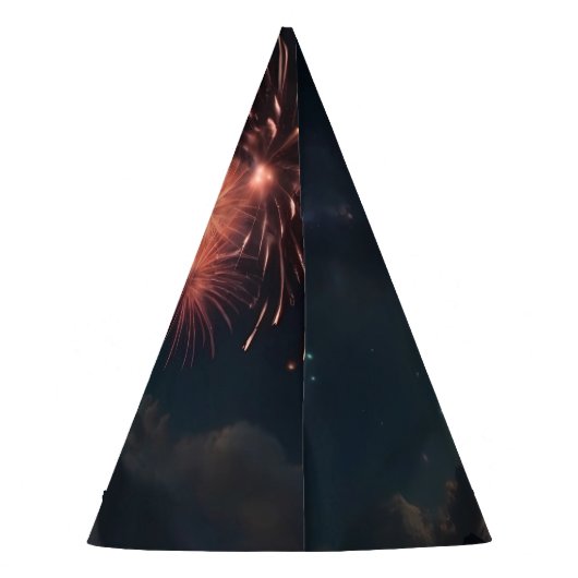 うれしユニークいおもしろい花火新年お祝い パーティーハット (裏面)