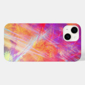 うれし数々のい色の抽象芸術と美しい Case-Mate iPhoneケース (裏面 (横))