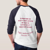 うれし最高のいウェルネスのシャツ Tシャツ (裏面)