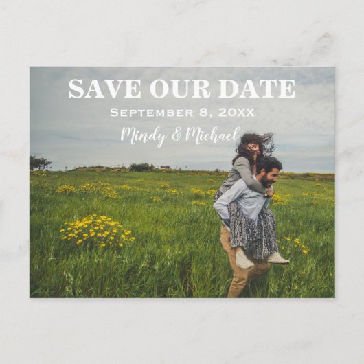 うれし結婚い夫婦救の発表葉書 案内ポストカード