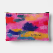 うれし鮮やかい抽象芸術 アクセサリーポーチ (正面)