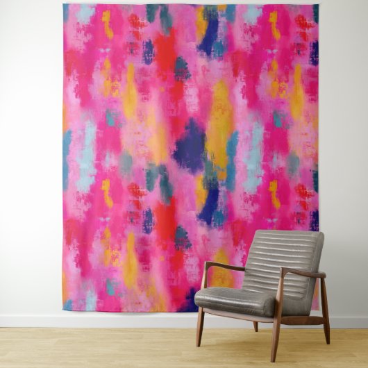 うれし鮮やかい抽象芸術 タペストリー (インサイチュ)
