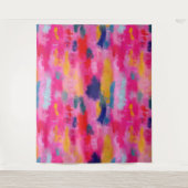 うれし鮮やかい抽象芸術 タペストリー (正面)