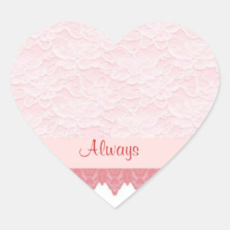 うろこレース2ハート形シール ハートシール