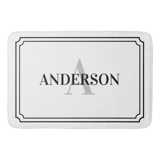 うろこ型コーナーバスマット バスマット (正面)